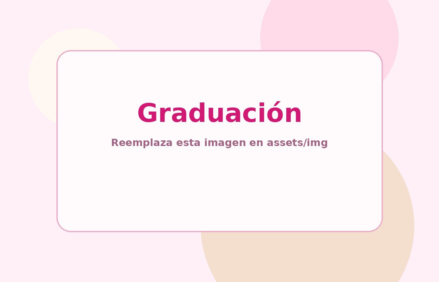 Graduación Bien Bonito